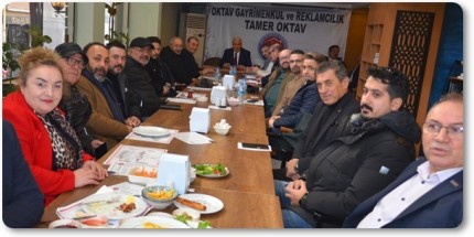 SATEM Başkan Adayı Tamer Oktav Gazetecileri Ağırladı
